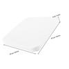 Modern Square Ceiling Light Cover Waterproof Lamp Shade for Shower Bathroom Kitchen Office Classroom Long-Lasting Elegant