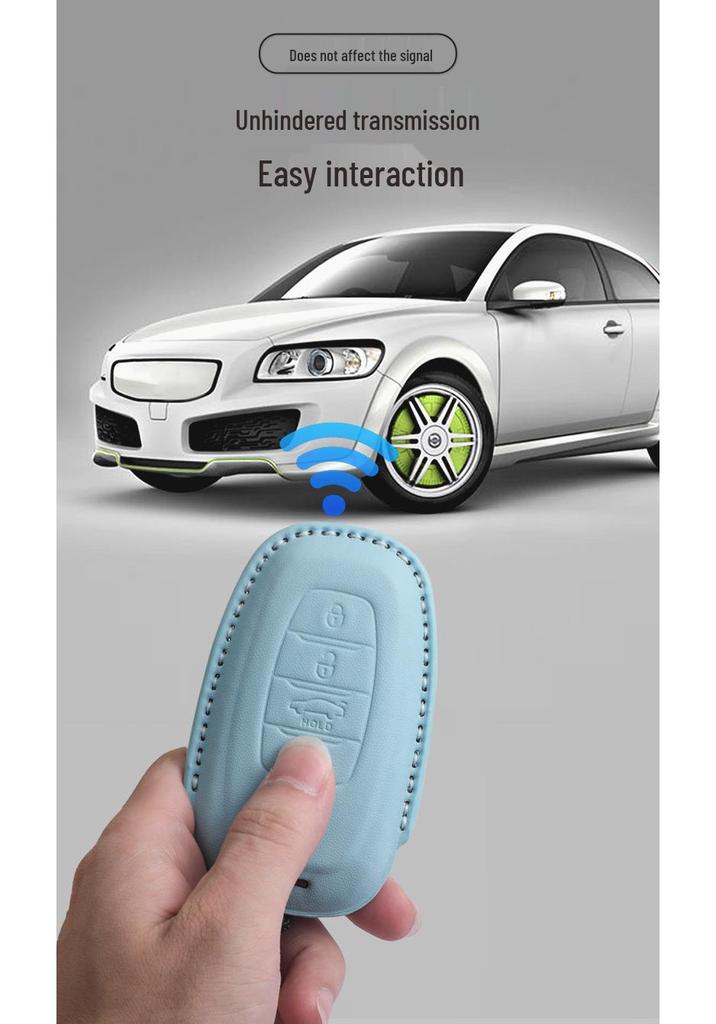 2023 Hongqi H5 Key Cover: Compatible with 24 Models, Premium Blue Shell for HS5, H9, EQM5, and HS7