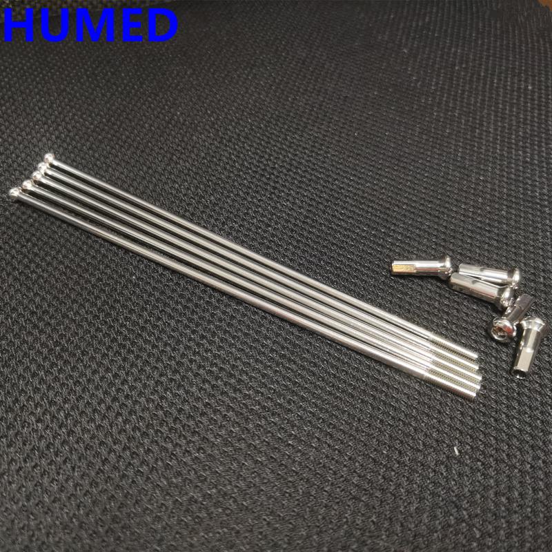 10 peças/lote Raios de Motocicleta Retos Diâmetro 3,5 mm Aço Inoxidável 304 Corpo Redondo Tração Direta Raios de Roda E-Motocross