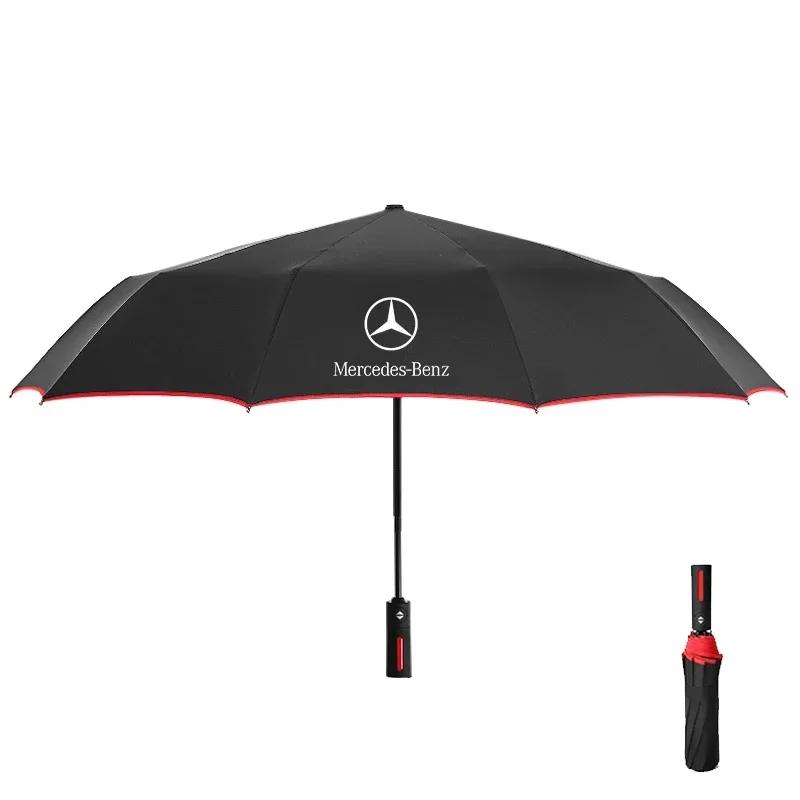 

Car Sticker Car Automatic Folding Windproof Sunshade Umbrella For Mercedes-Benz C E S V A B R-Class GLC SLK SL Vito GLE A45 C43