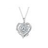 Necklace "Original Design" Rose Love Temperament Niche Versatile Ins Style High-Looking Romantic Heart-beating Gift Box Zircon ZJYXL-HJ-199