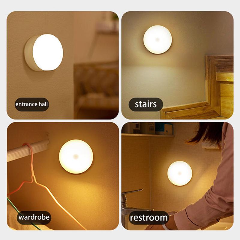 Stick Tap Push Touch Lamp Portable Lamps Led Night Light 3 Color Dimmable Usb Rechargeable Battery