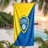 Asciugamano da Spiaggia Leeds United Football Morbido Microfibra Asciugamano Estivo Asciugatura Rapida Assorbente per Spiaggia Piscina Viaggio