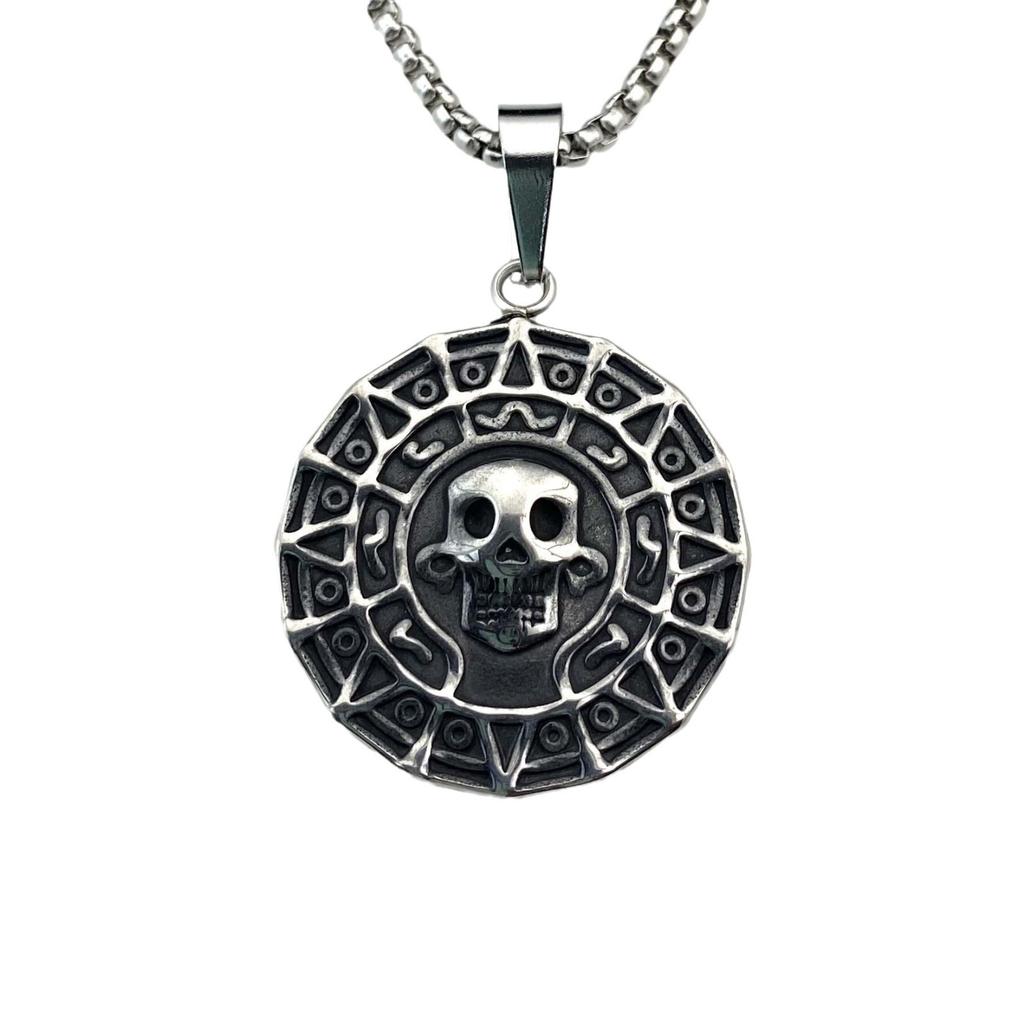 Necklace Retro Skull Trend Hip Hop Punk Pendant