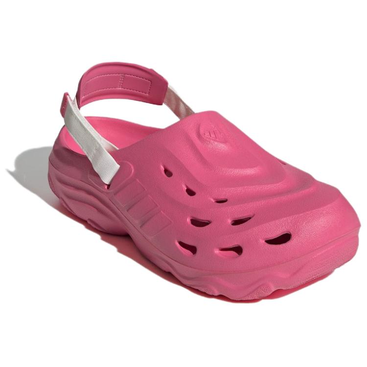 Adidas Duramo Maxx Clog Sandals Casual Comfortable Non-Slip Durable Unisex Sandals Red White JH9844