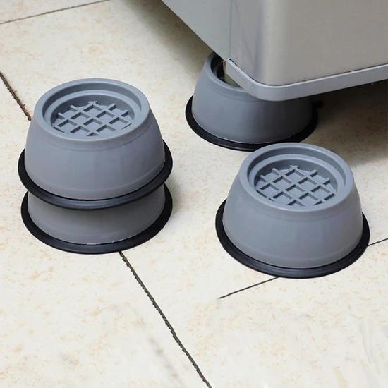4 Pack Washing Machine Shockproof Floor Mats Washer Dryer Mats