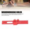 Clear Scales Woodworking Ruler 6 Inch T Type Scribing Ruler Precise Aluminum Alloy Ruler  Marking