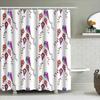 Shower Curtain Set Waterproof Vintage Kite Pattern Fabric Bathroom Decor Backdrop Artistic Nature Theme Home Textile