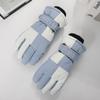 Ski Gloves for Winter Thickened Waterproof Men and Women Plus Velvet Thickened Anti Slip Cold Proof Riding Touch Screen Warm Gloves