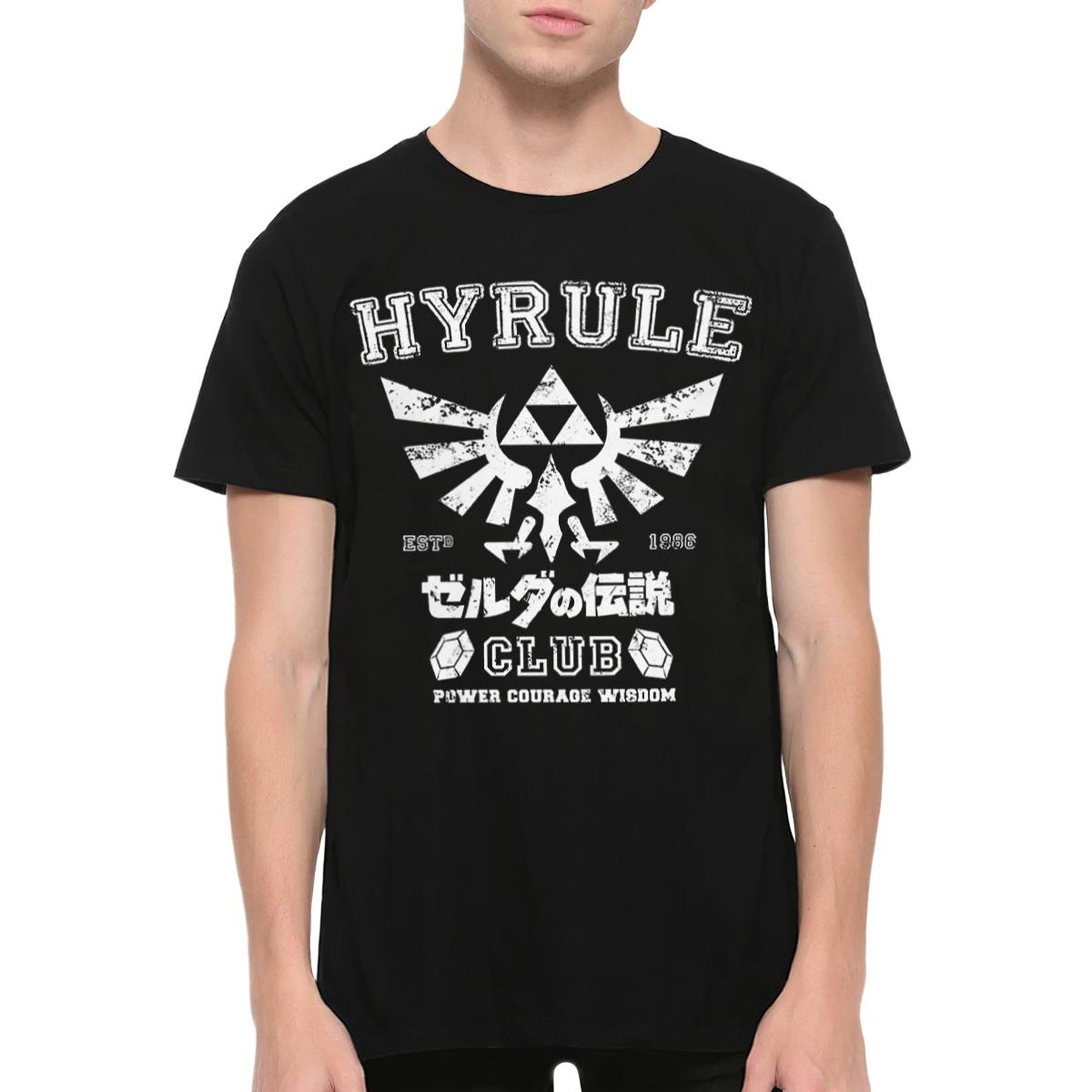 The Legend of Zelda Hyrule Club T-Shirt, Men s and Women s Sizes (ZEL-08101) XL