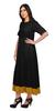 Moomaya Solid Casual Cotton Dress For Women A-Line Long Maxi Kurti Women