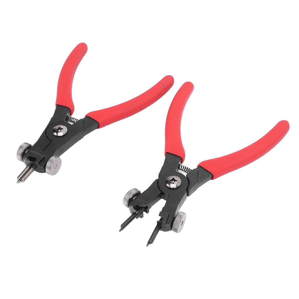 2pcs Snap Ring Pliers Set Adjustable Internal External Snap Ring Pliers for Most Vehicles Snap Ring Retaining Remover