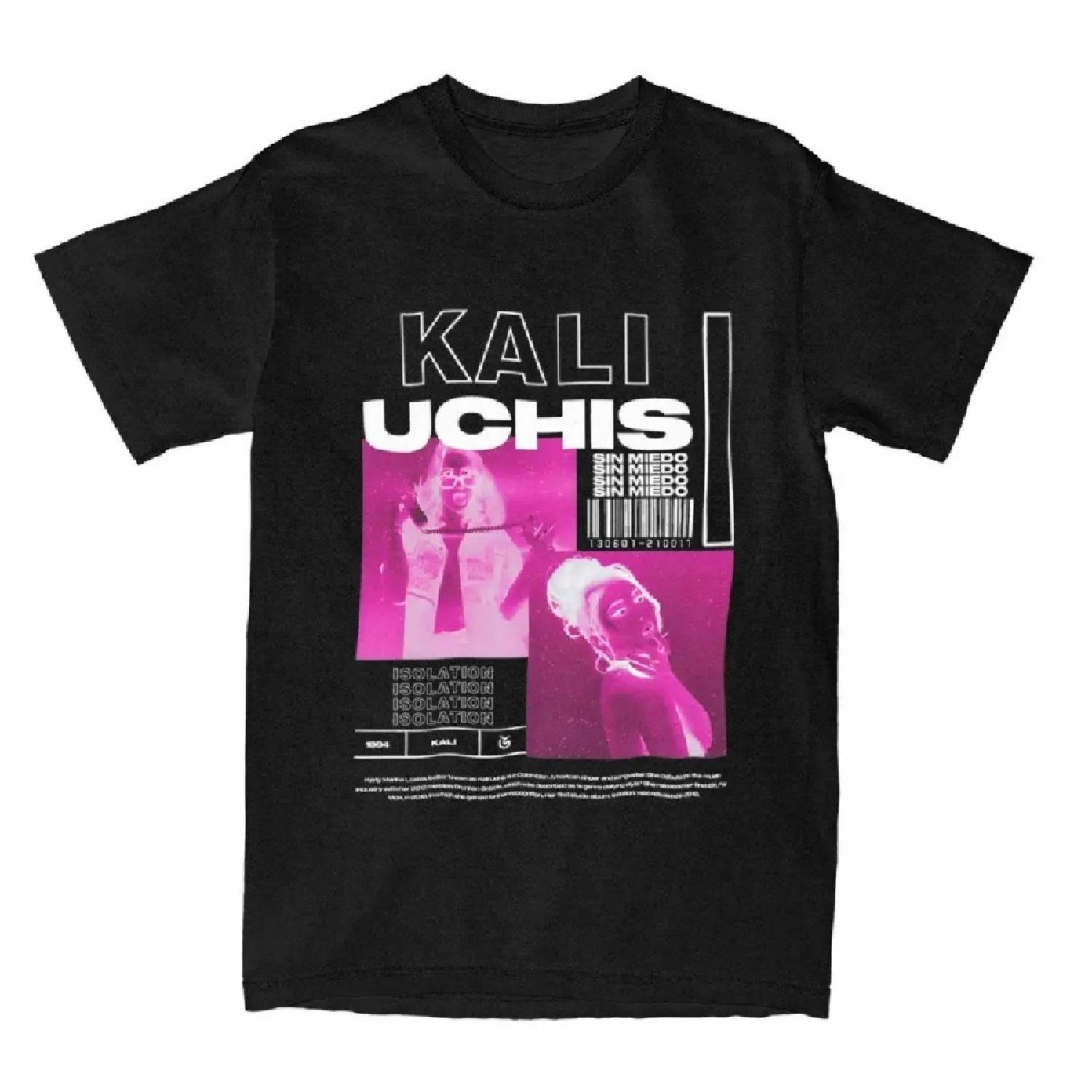 

Fashion Kali Uchis Siniger T-Shirts Men Women Cotton Tee Shirt Adult Clothes XXXXXL чорний