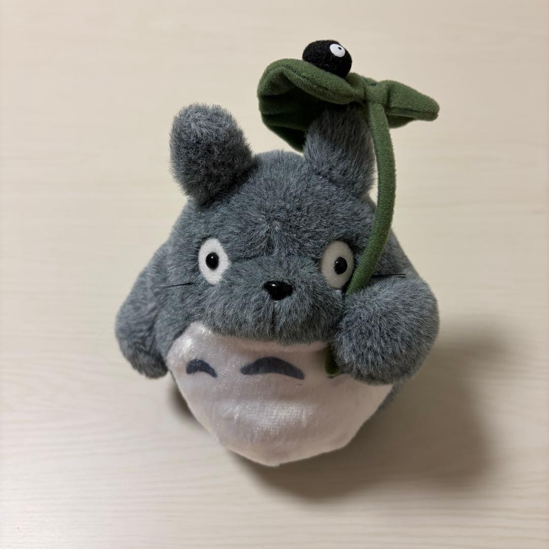 totoro gray stuffed mini