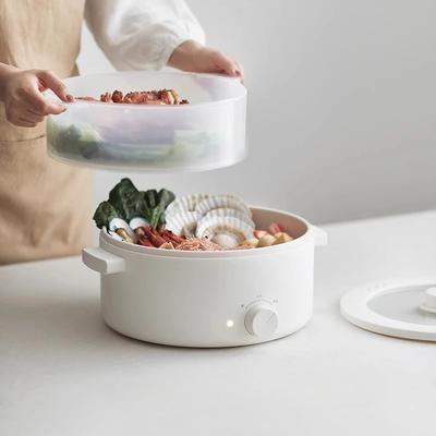 220v Electric Cooker 3L/5L Capacity Multifunctional Electric Hot Pot Portable Home Electric Fryer Noodle Pot For Dormitory