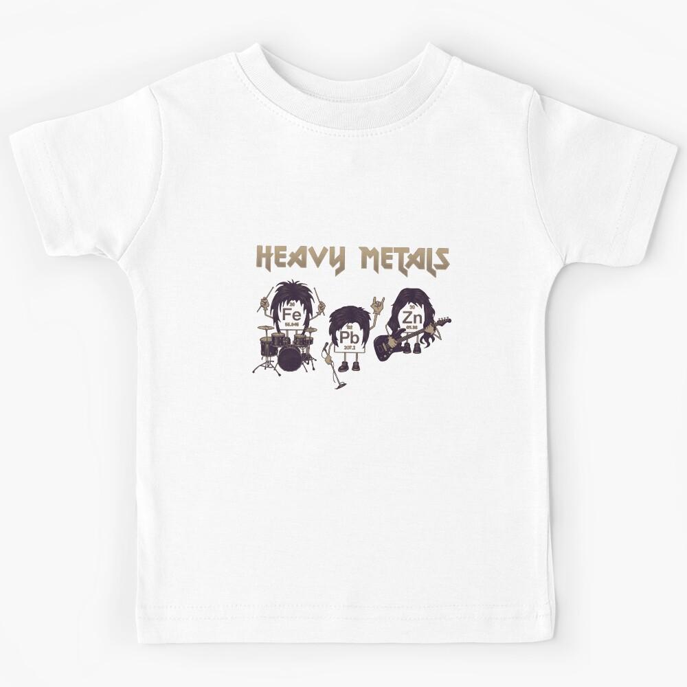 Heavy Metals Band - Rock Music Graphic Art Kids T-Shirt 170