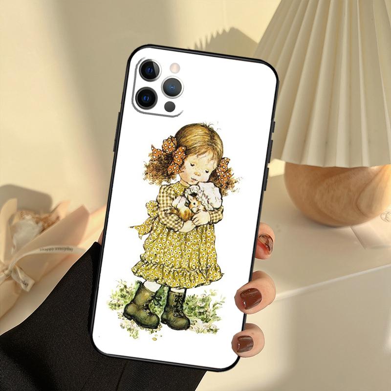 Sarah Kay Girl Phone Case For iPhone 15 14 13 12 11 16 17 Pro Max 13 mini 15 16 Plus 16e 17 Air Cover Funda