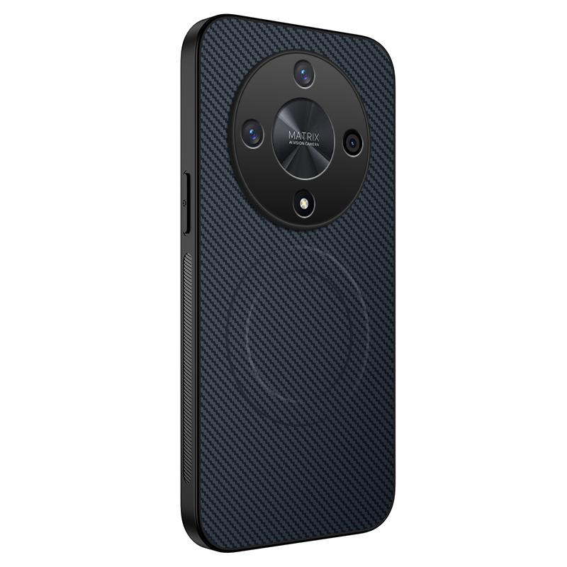 

Для Honor X9B Новый Модный Магнитный Противоударный Чехол для Телефона Для Honor X9C Роскошный Черный Чехол из Углеволокна Для Honor X9C Смарт For Honor X9C Smart синий
