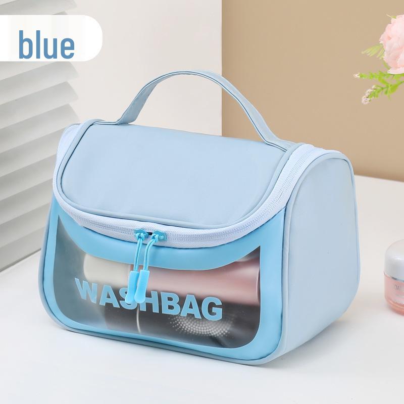 Waterproof Travel Makeup Bag Organizer with Hook - Portable Fragrance Style Handbag