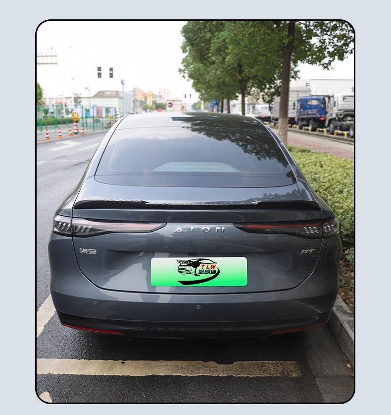 GAC Aion RT Rear Spoiler: Original Sports Wing, Easy Installation, No Drilling Needed.