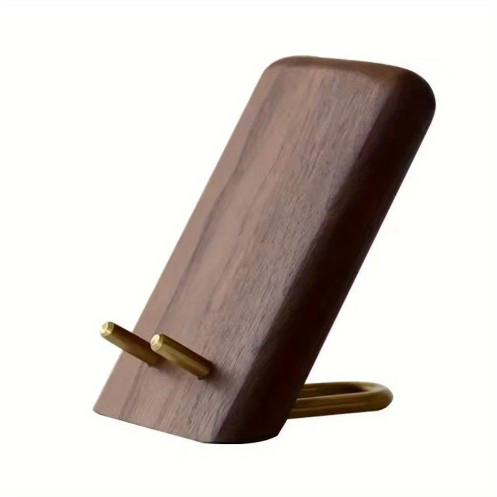 1PC Desktop Tablet Holder Universal Table Cell Phone Support Mobile Phone Holder Wooden Walnut Stand