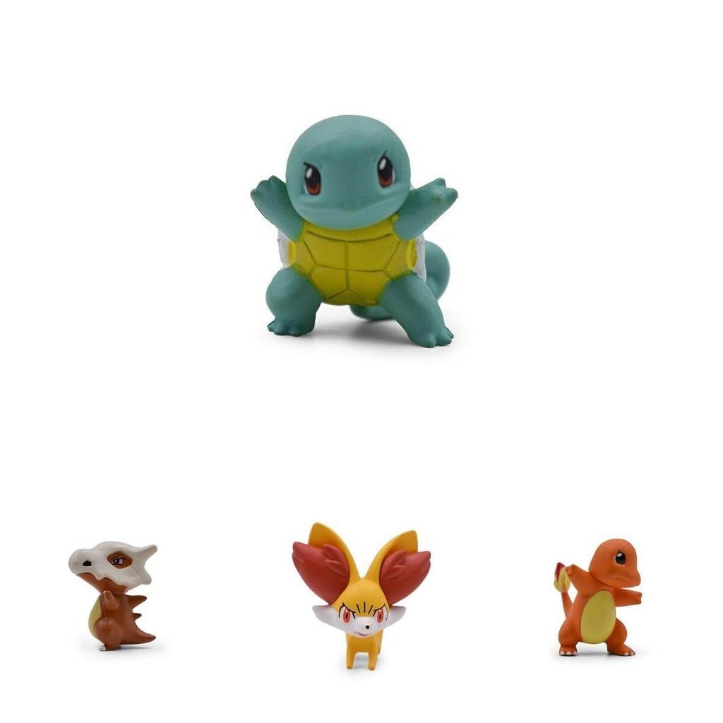 Exquisite 4cm Pokemon Character Anime Action Toy Figure Model Featuring Charmander Cubone Bulbasaur