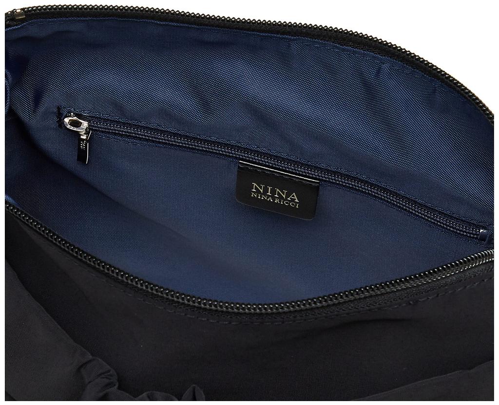 NINA NINA RICCI Bloom Shoulder Bag, 31-1154, Women's, Black, Free Size