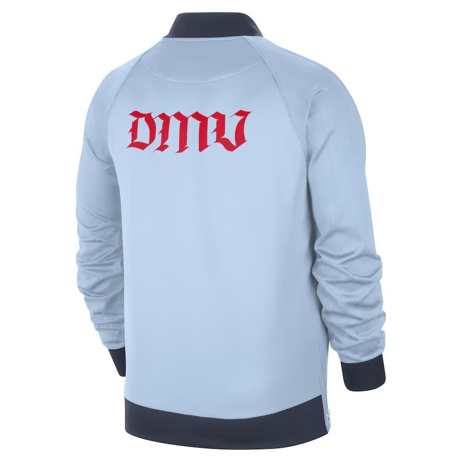 New Nike x NBA Washington Wizards Jacket Men's Blue FV9993-407