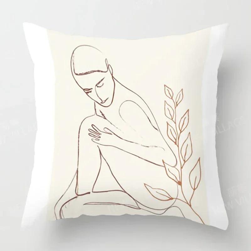 

Скандинавский Осенний Домашний Декор Осень Наволочка для Подушки Плед Чехол для Подушки Дивана Бархат Современный Моранди 66x66cm небесно-голубой