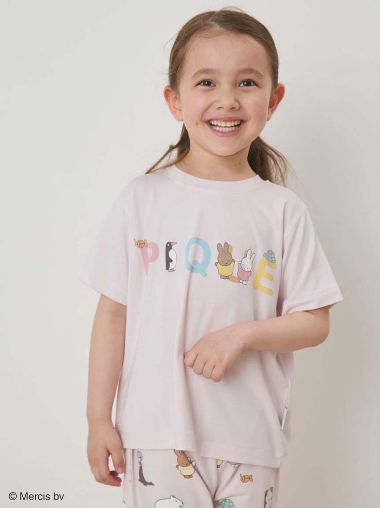 Gelato Pique DickBruna Kids PKCT254413PNK120 Camiseta Cool-Touch com Ponto Único