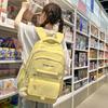 High-value Japanese Large-capacity Schoolbag for Female Junior High School Students Ins Niche Backpack, Simple and Versatile Computer Backpack