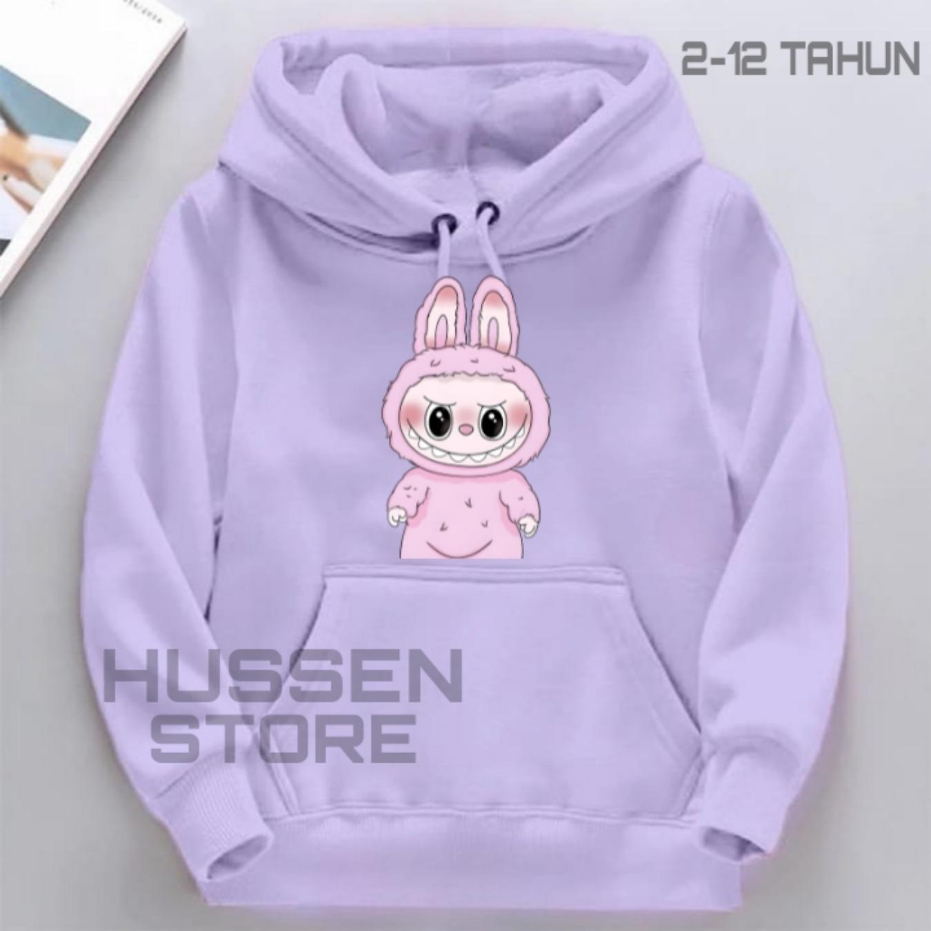 

Детское худи Новое модное Labubu Kids Милое мультяшное повседневное худи 100-160см Мальчики Девочки 130