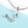 S925 Silver Halloween Witch Skull Pendant Necklace Gothic Jewelry For Women