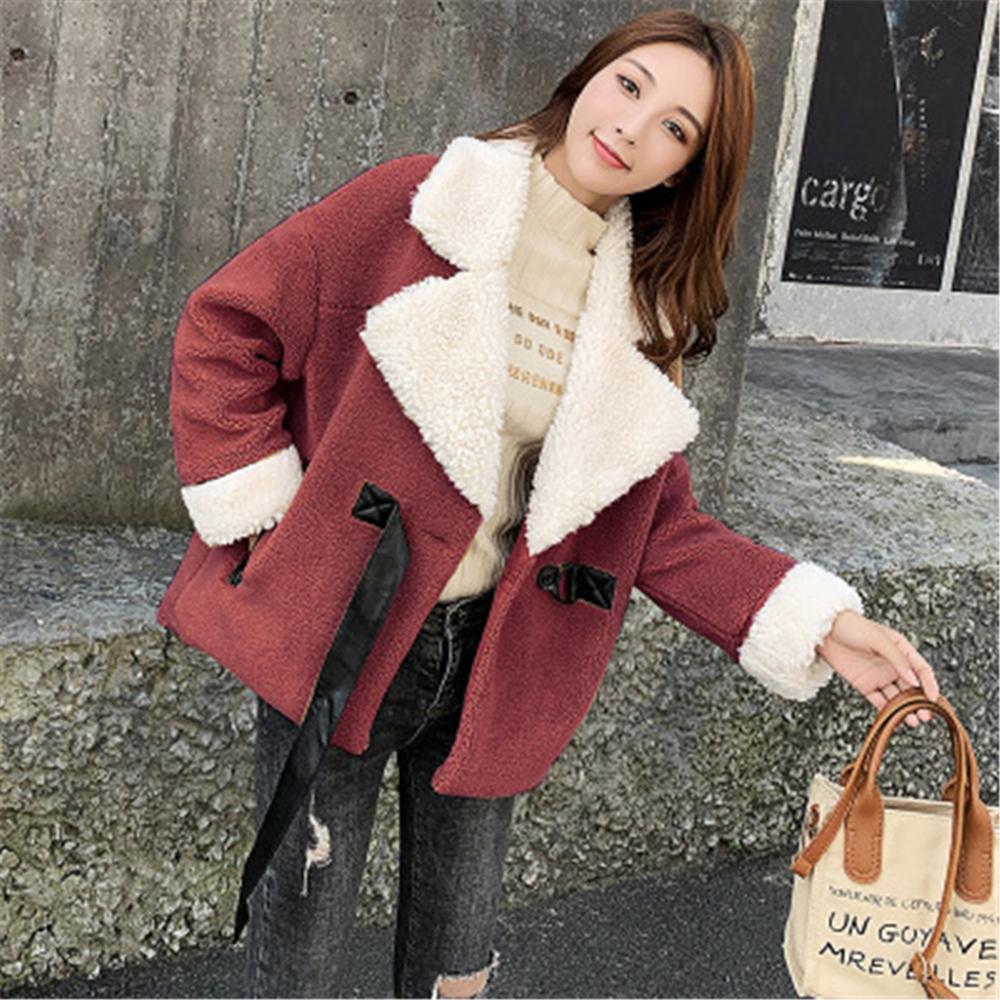 Buy Autumn and Winter Lapel Coat Female 