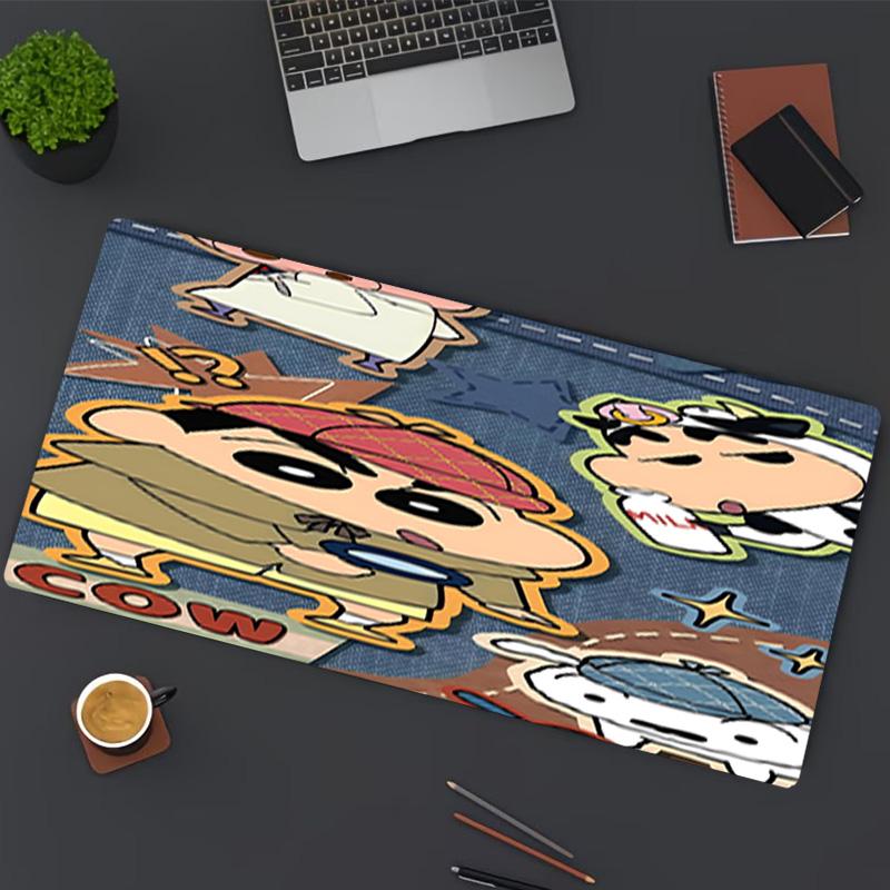 Crayon Shin Print Mouse Pad, for Keyboard Pad Laptop PC Mat for Office Home Use, Desk Decor, Perfect Birthday Gift for Gamers