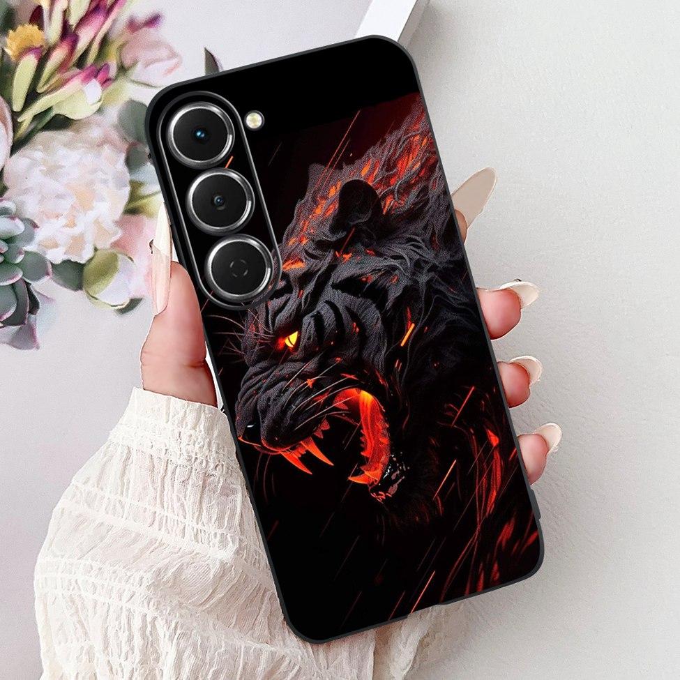 Casing For Tecno Spark 40Pro KM6 Cover For Techno Spark 40 Pro Case Silicone Luxury Butterfly Love Fashion Flowers Cool Painted