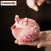 175ml Fenru Kiln Pig Oil Frozen Hand Held Teapot Japanese Tea Infuser Pot Tea Brewing Kettle With Strainer Tea Items Decoration