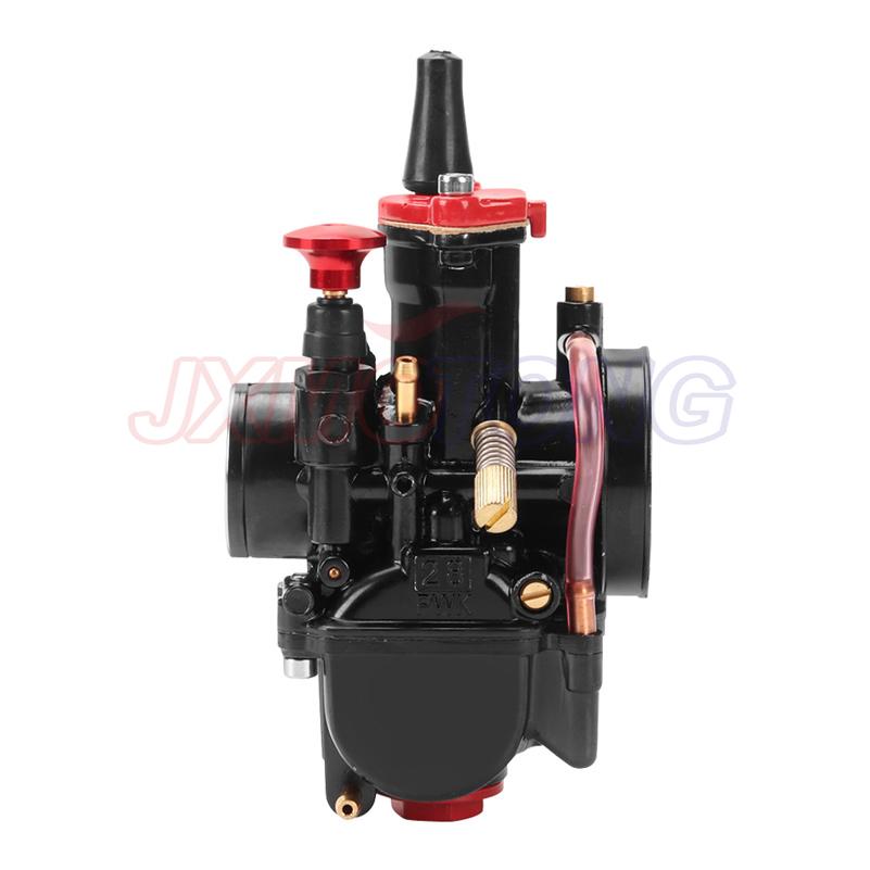 Motorcycle Flat Curtain Carburetor Mikuni Carburetors PWK 21 24 26 28 30 32 34mm Universal Power Jet Motocross Modified Parts