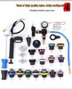 28-Piece Aluminum Alloy Radiator Leak Tester and Coolant Replacement Tool Set