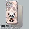 Für iPhone 17 Pro Max Hülle Orange Mantel Panda Muster Weiches Silikon Lanyard Hülle Für iPhone 16 Pro Max Hülle iPhone 15 14 13 12 11 16E Air