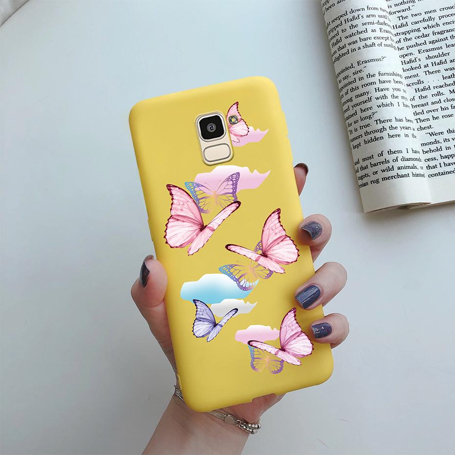 For Samsung J6 2018 Case J600F Soft Silicone Cute Love Heart Flower Cover For Samsung Galaxy J6Plus 2018 J6+ J6 Plus J610F Case