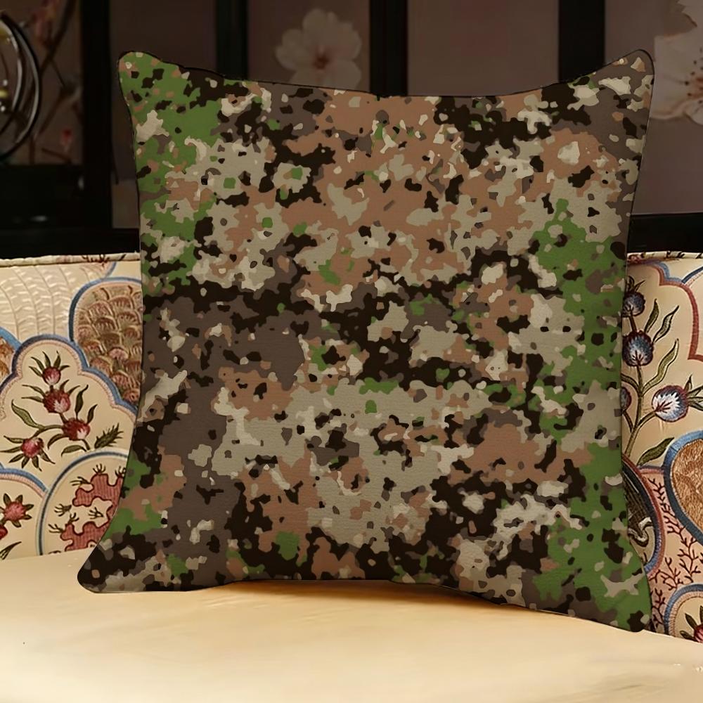 Decorative Military Camo Pillow Case Pillowcase, Double-sided Printed, Sofa Cushion, Bedroom Headboard Pillow