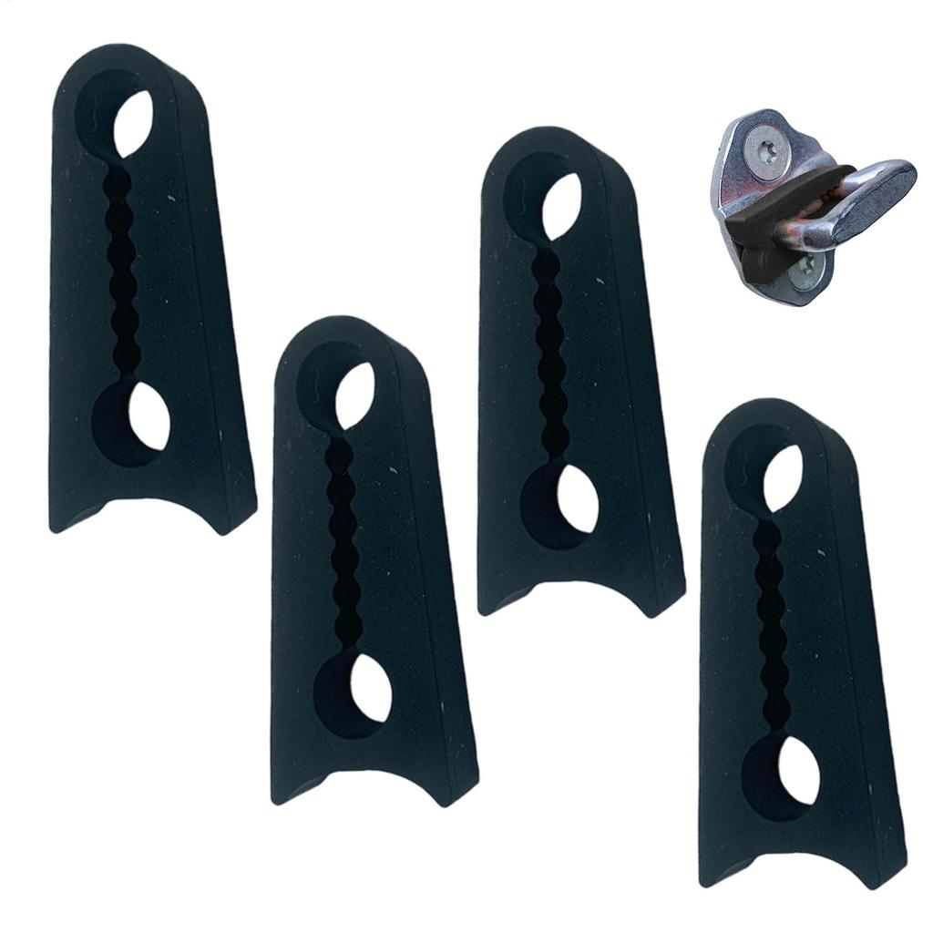 4pcs Car Door Shock Absorber Universal Car Door Buckle Soundproof Deadener Damper Cushion Anti-Vibration Buffer Pad