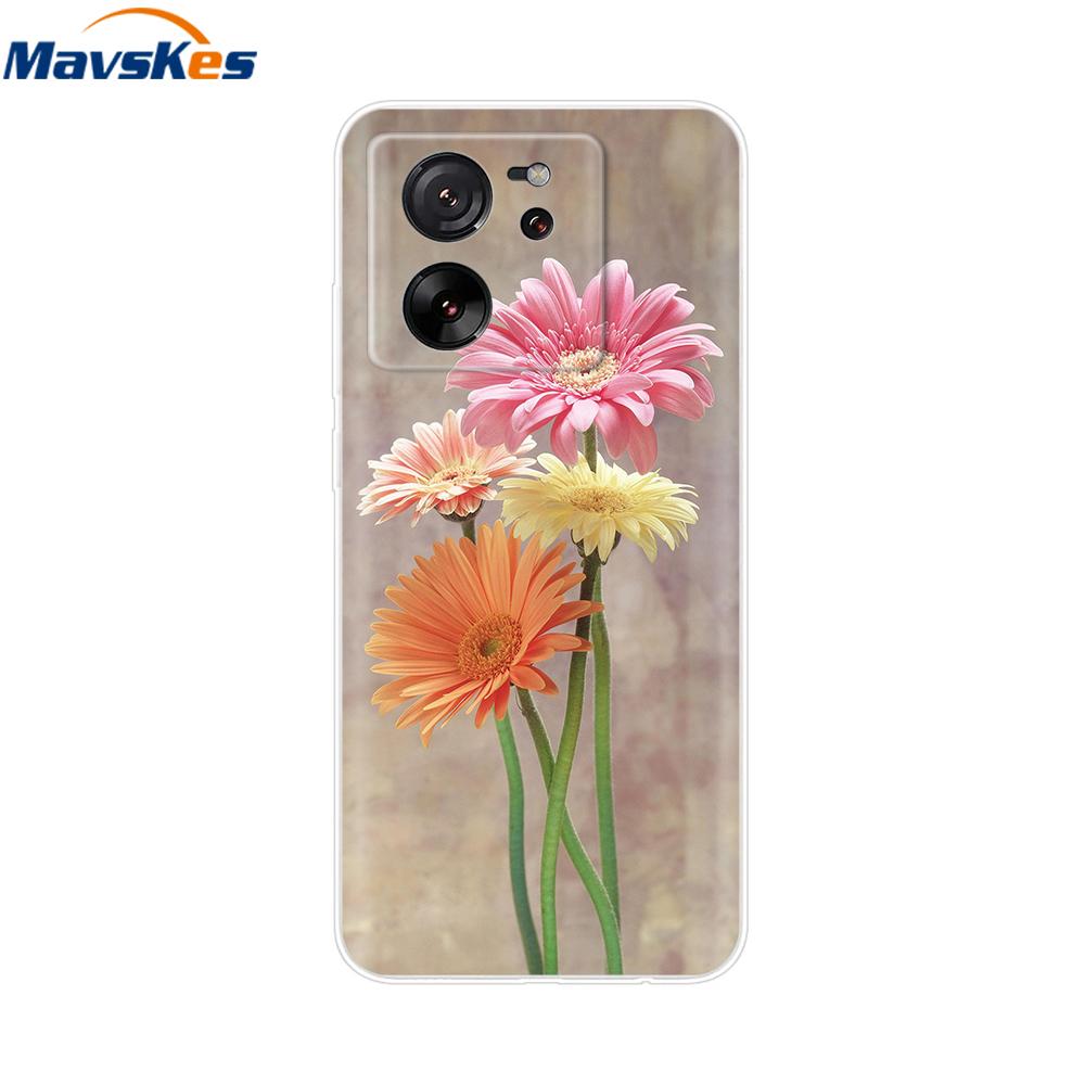 Mobile Phone Bag Case For Xiaomi 13T Case Mi13T Soft Silicone Cover For Xiaomi 13T Pro Clear Bumper For Xiaomi Mi 13T Pro Coque
