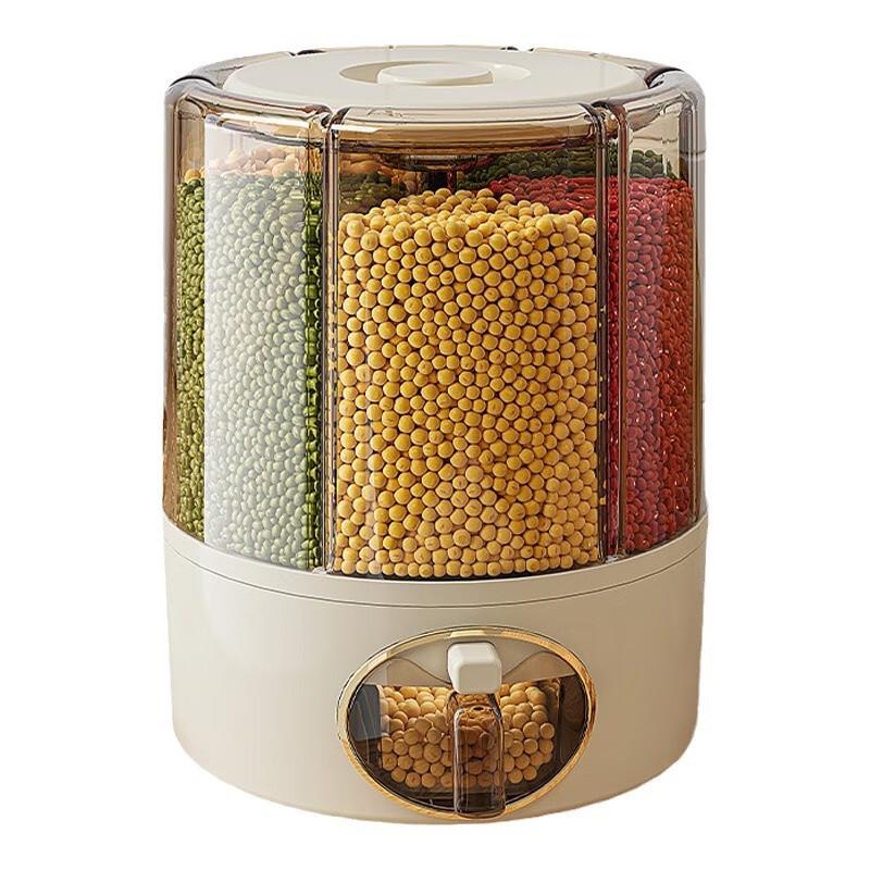 Rotating Multi-Grain Storage Dispenser