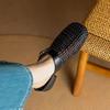 Silver Toe-Over Summer Flat Bottom Half Slippers Women's Breathable Hole Design Outdoor Wear Rubber Sole Simple Style Shoes
