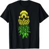 T-shirt Rétro Ananas à l'envers Crâne Swingers Fête Adulte
