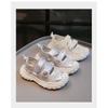 Girls' Sandals New Spring Summer Collection Children's Sports Sandals for Toddler Girls Mesh Shoes Fashionable Mid-Calf Shoes with Closed Toe