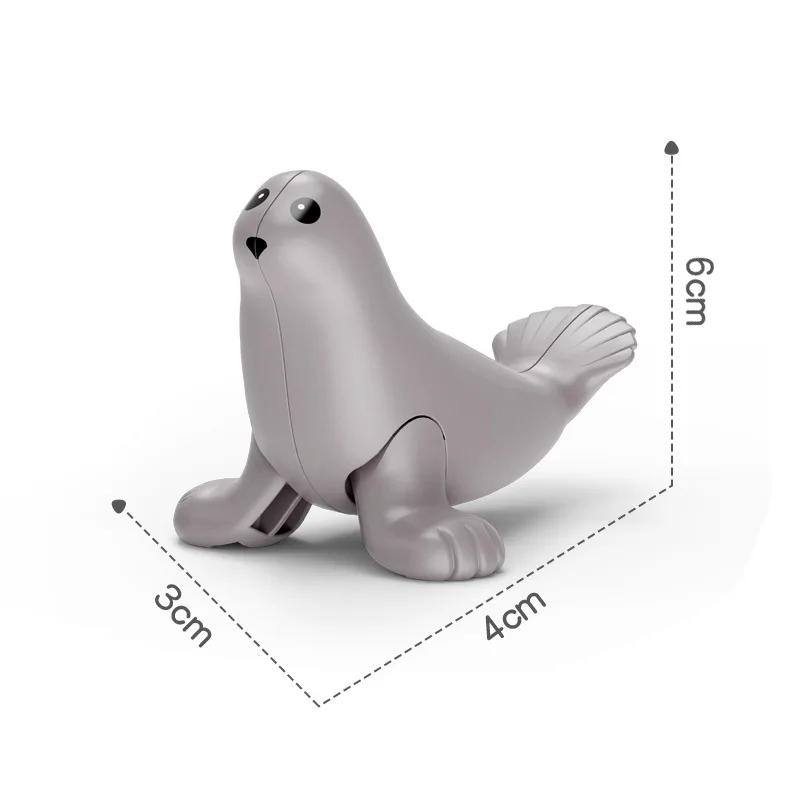 Big Building Blocks Zoo Animal Figure Accessories Frog Snail Dog Comptatible Large Bricks Children Kids Assembly Toys Party Gift