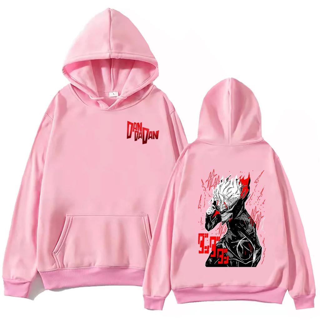 Dandadan Okarun Japanese Animation Hoodies Men Fashion Long Sleeve Sweatshirts Women Harajuku Streetwear Sudaderas